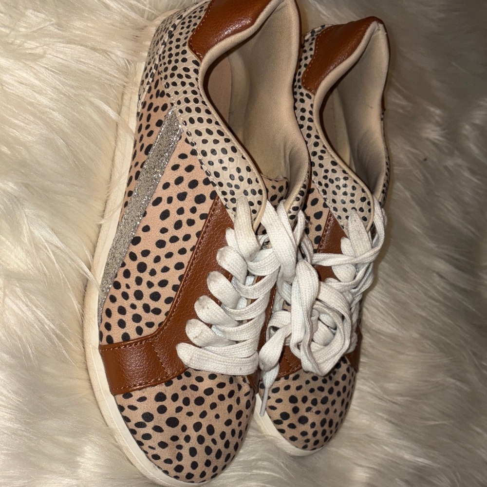 Torrid Brown and Black Spotted Women's Sneakers